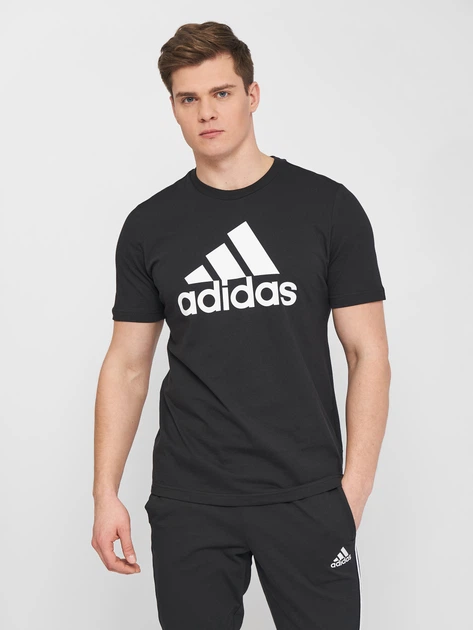 ROZETKA | Футболка Adidas M BL SJ T GK9120 M Black/White (4062064671103).  Цена, купить Футболка Adidas M BL SJ T GK9120 M Black/White (4062064671103)  в Киеве, Харькове, Днепре, Одессе, Запорожье, Львове. Футболка