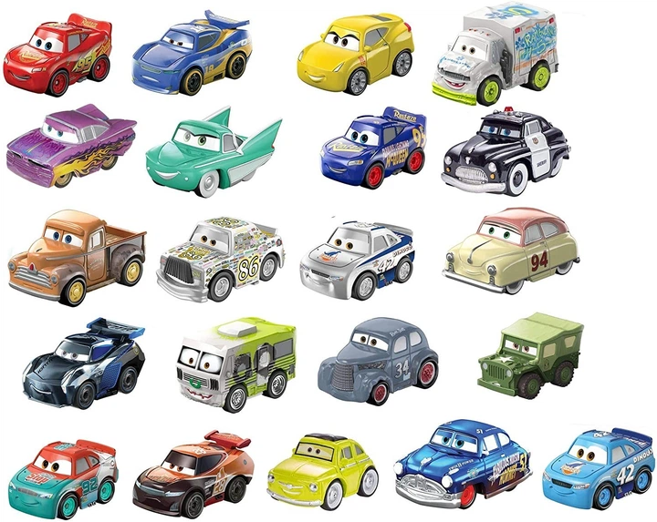 Набор мини автомобилей Тачки Mattel Disney Pixar Cars Mini Racers