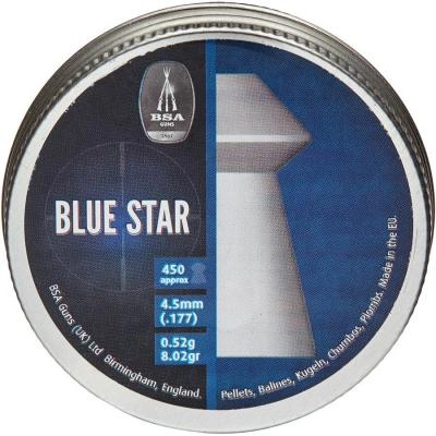 Пульки BSA Blue Star 4,5 мм 450 шт/уп (740) - зображення 1
