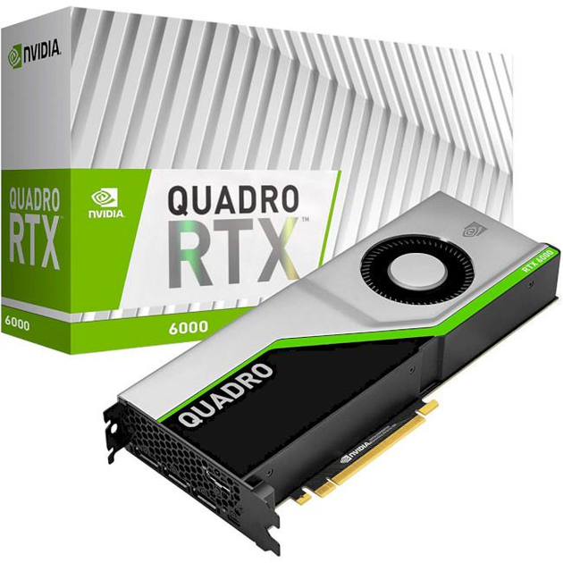 Видеокарта Dell NVIDIA Quadro RTX 6000, 24GB, 4xDP+ 1 Virtual Link (490 ...