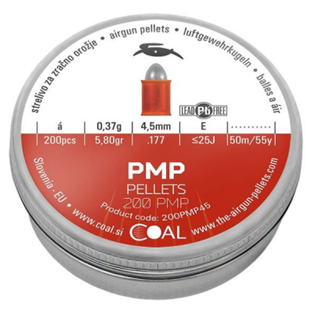 Пульки Coal PMP 4,5 мм 200 шт/уп (200PMP45) - изображение 1