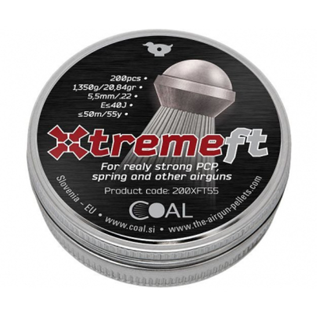 Кульки Coal Xtreme FT 5,5 мм 200 шт/уп (200XFT55) - зображення 1