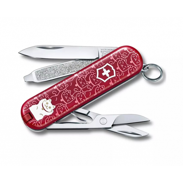 Нож Victorinox Сlassic LE Lucky Cat (0.6223.L2106) - изображение 1