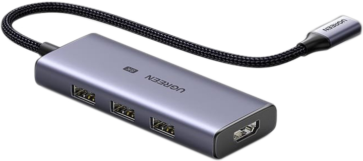 Hub USB-C Ugreen CM417 4xUSB 3.0, HDMI