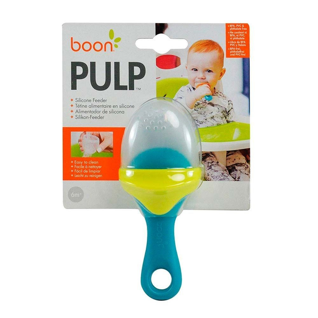 Ниблер силіконовий Boon Pulp синій з жовтим - зображення 1