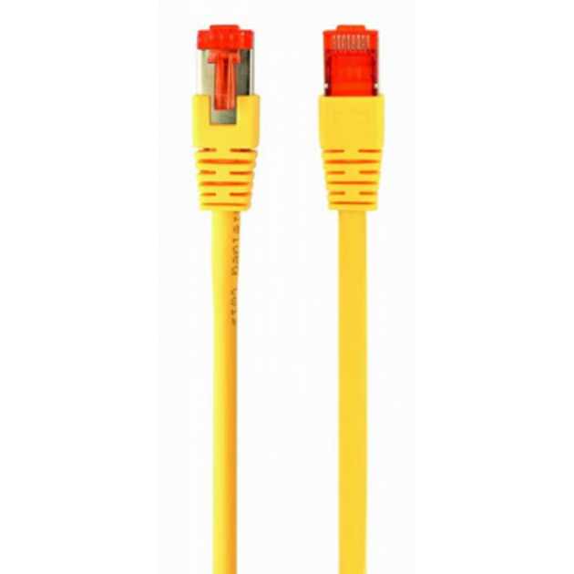 Патч-корд 2м S/FTP Cat 6A CU LSZH yellow Cablexpert (PP6A-LSZHCU-Y-2M ...