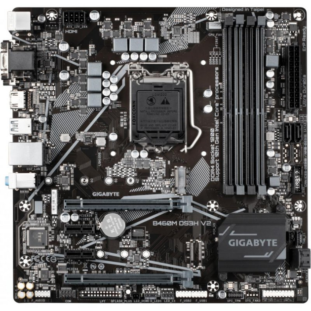 Материнская плата GIGABYTE B460M DS3H V2 – низкие цены, кредит, оплата ...