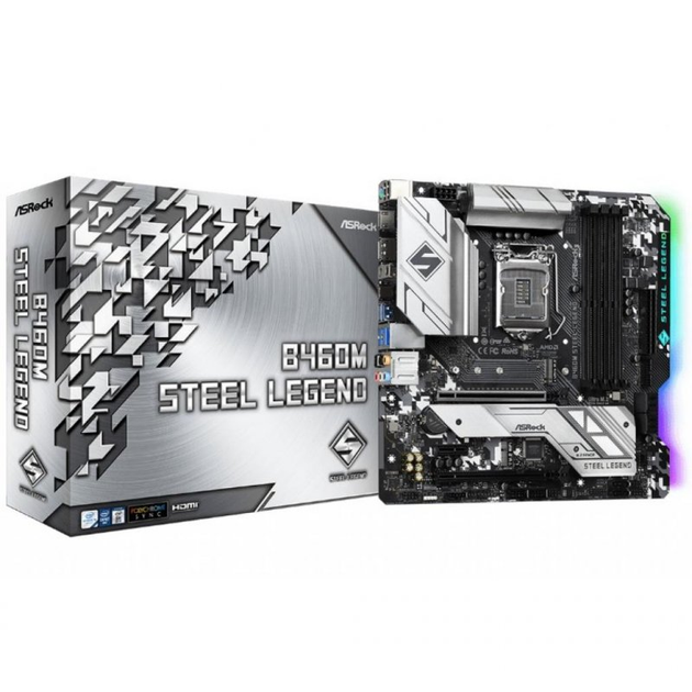 Материнская плата ASRock B460M STEEL LEGEND – фото, отзывы ...