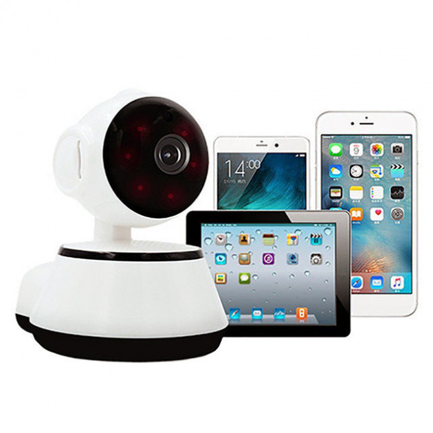 IP-камера для наблюдения поворотная Smart Q6XM WiFi 360° White(F03BM32 ...