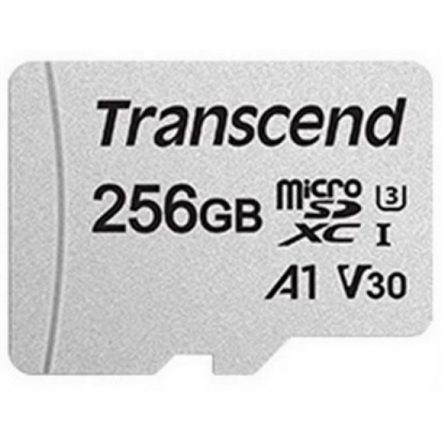 MicroSDXC 256GB UHSI/U3 Class 10 Transcend 300S A1 + SDadapter