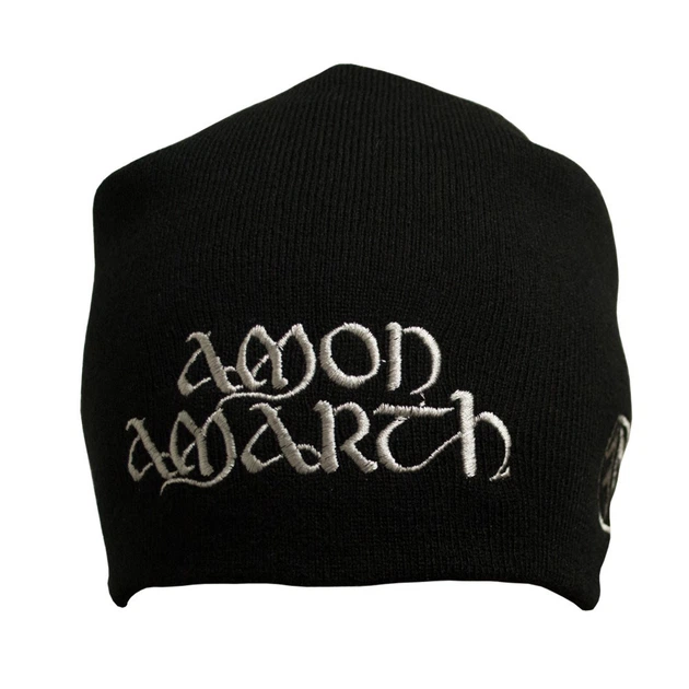 Шапка бини с вышивкой Talisman AMON AMARTH Logo Черный (SHBV027) - Фото 1 Шапка бини с вышивкой Talisman AMON AMARTH Logo Черный (SHBV027) - изображение 1