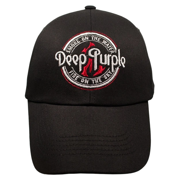 Бейсболка Talisman DEEP PURPLE Logo Черный (RB162) - Фото 2 Бейсболка Talisman DEEP PURPLE Logo Черный (RB162) - изображение 2