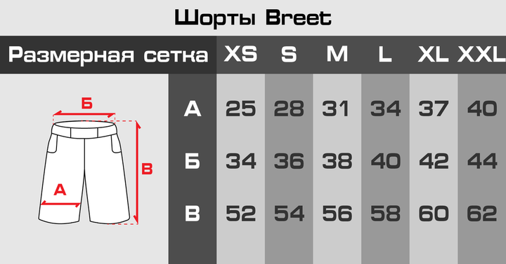 Шорты трикотажные Пушка Огонь Breet бирюзовый L - изображение 10