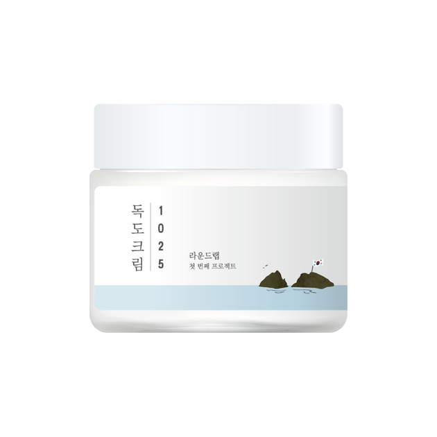 Зволожуючий крем з морською водою Round Lab 1025 Dokdo Cream 80 мл - Фото 1 Зволожуючий крем з морською водою Round Lab 1025 Dokdo Cream 80 мл - зображення 1