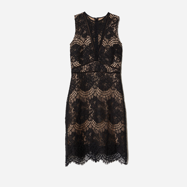 Платье мини осеннее женское H&M 2001-680979 36 Черное (hm06770977217) - изображение 1