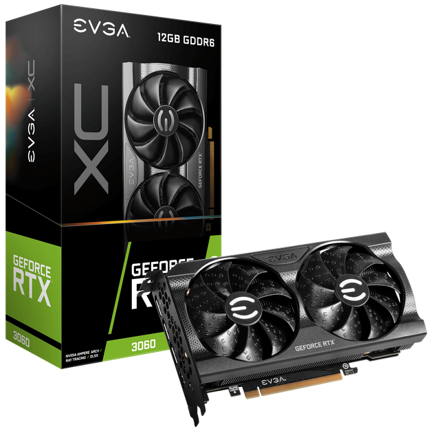Відеокарта EVGA GeForce RTX 3060 XC GAMING 12GB (12G-P5-3657-KR) – фото ...