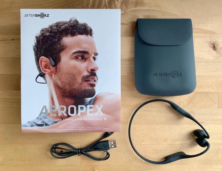 Наушники AfterShokz Aeropex Lunar Grey купить в интернет-магазине