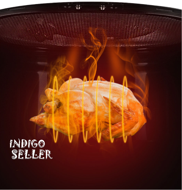 Мультипечь DSP Air Health Fryer KB2020 аэрофритюрница біла - зображення 8