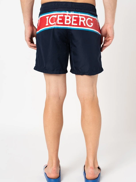 Шорти пляжні чоловічі Iceberg Medium Boardshort ICE1MBM02 XL Сині (8051884146034) - зображення 2
