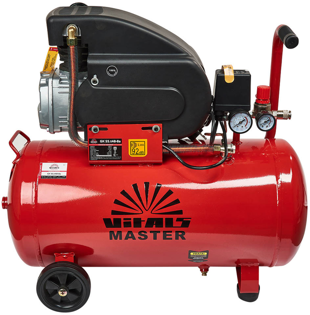 Компрессор воздушный Vitals Master GK55.t48-8a 55 л (160112) - изображение 1
