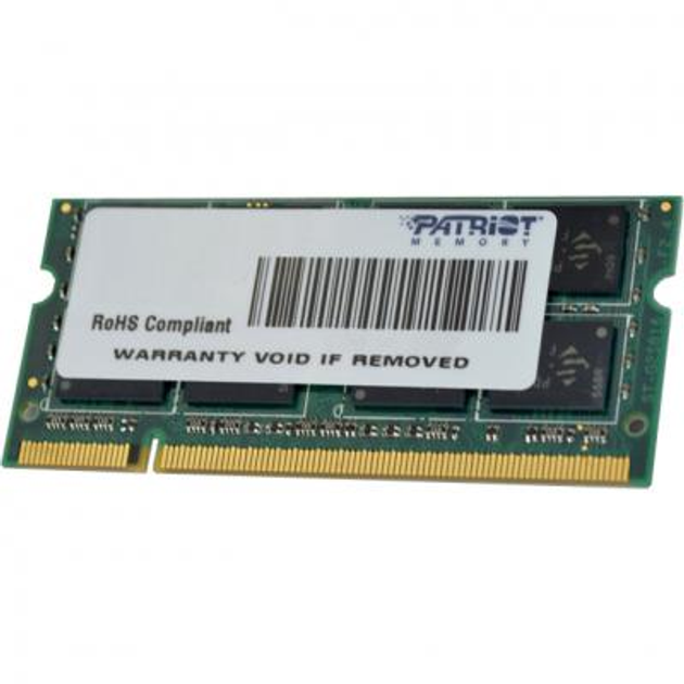 Модуль памяти для ноутбука SoDIMM DDR3 4GB 1333 MHz Patriot ...