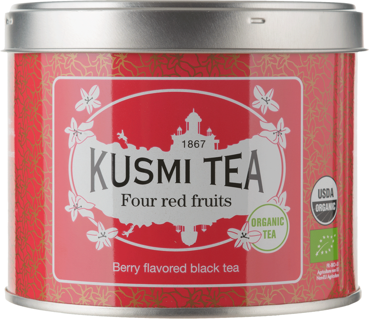 Чай чорний Kusmi Tea Four Red Fruits органічний 100 г від Rozetka на платформі USKIDKA Акція на Чай чорний Kusmi Tea Four Red Fruits органічний 100 г від Rozetka