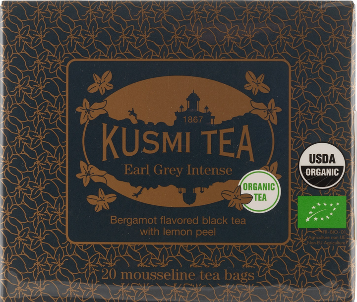 Акция на Чай чорний Kusmi Tea Earl Grey Intense органічний 20 пакетиків х 2 г от Rozetka