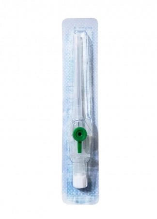 Канюля (Катетер) внутривенная с инъекционным клапаном Medicare 22G - изображение 1