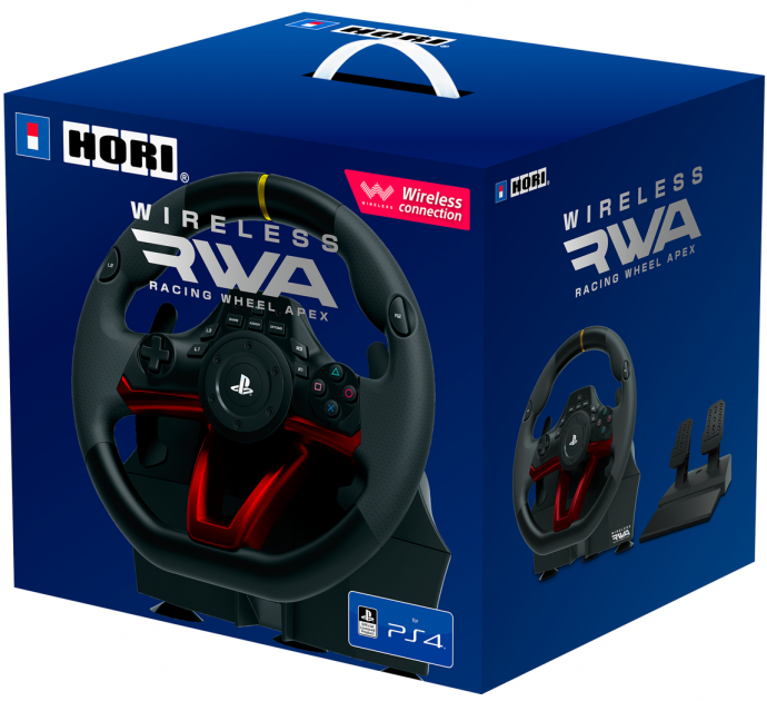 Комплект (кермо, педалі) Hori Racing Wheel Apex Controller для PS5/PS4 та PC (PS4-142E) [64252] - зображення 6