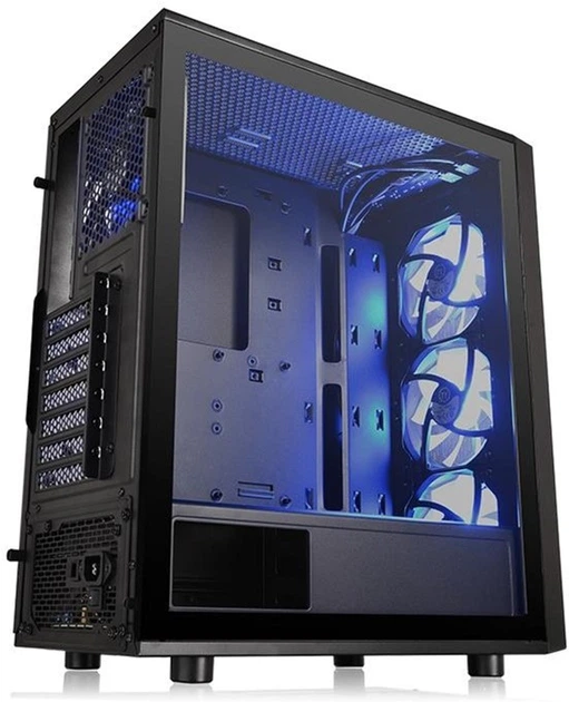 Корпус Thermaltake Versa J25Tempered Glass RGB Edition Black (CA-1L8-00M1WN-01) - зображення 7