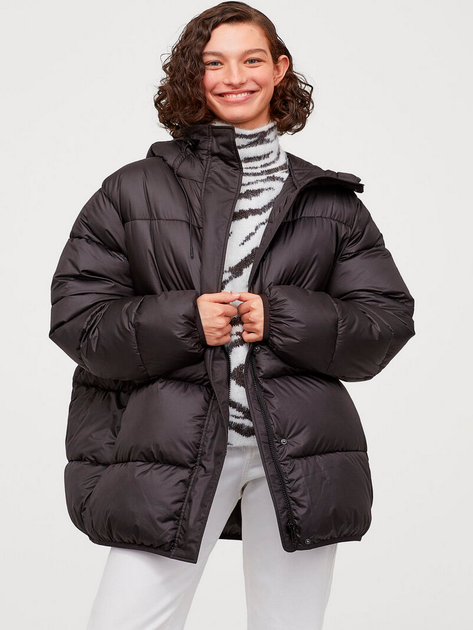 Куртка зимняя женская H&M 02-0811683-011 L Черная (СА2000001664339