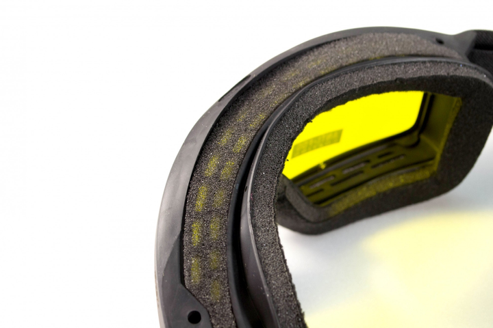 Тактичні окуляри-маска з можливістю установки диоптрической вставки Global Vision Ballistech-2.75 amber жовтий - зображення 2