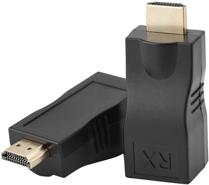 Удлинитель (адаптер) HDMI сигнала по витой паре (RJ45) до 30 м Black (6933) - изображение 4