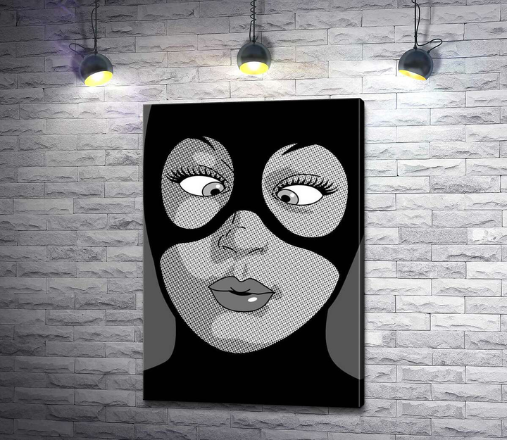 Картина ArtPoster Женщина-кошка (Cat woman) весело кривляется 50x72 см ...