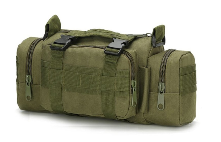 Рюкзак сумка тактическая 10 литров Зеленый - изображение 2