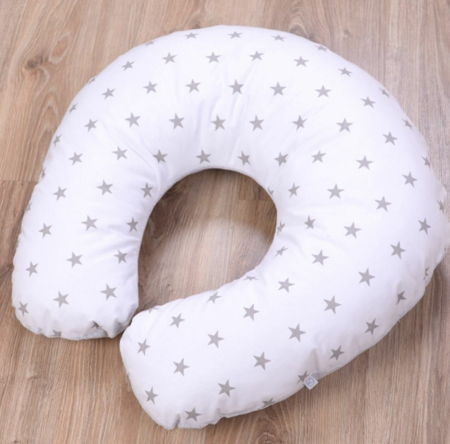 Подушка для кормления Baby Veres Comfort Velour stars grey 150х57 см 302.02.3 - изображение 2
