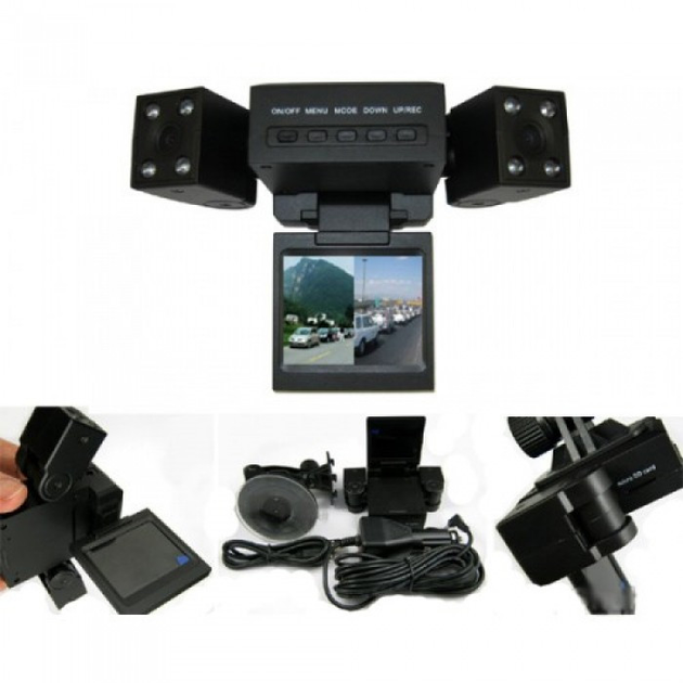 Автомобильный видеорегистратор на две камеры Two Camera Car Dvr – фото ...