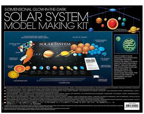 Wiszący model 3D Układu Słonecznego zrób to sam 4M (4M-5520) - obraz 3