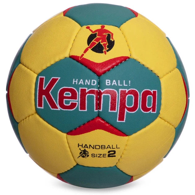 Мяч для гандбола Kempa 5407-2 размер №2 Yellow-Green - изображение 2