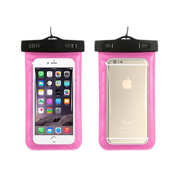 Водонепроницаемый чехол / кейс для телефона универсальный Alitek Pink (62124) - изображение 5