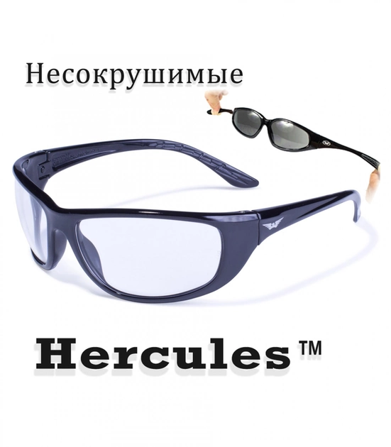 Балістичні окуляри Global Vision Hercules-6 clear прозорі - зображення 1