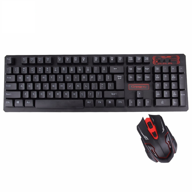 Беспроводная игровая клавиатура и мышь UKC HK-6500 (par_KEY 6500 3254 ...
