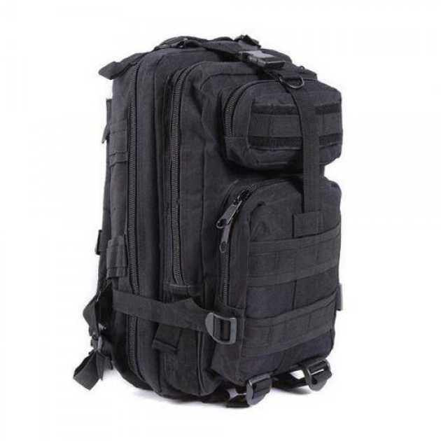 Тактичний військовий штурмовий похідний рюкзак Molle Assault 20L місткий та універсальний рюкзак Black - зображення 2