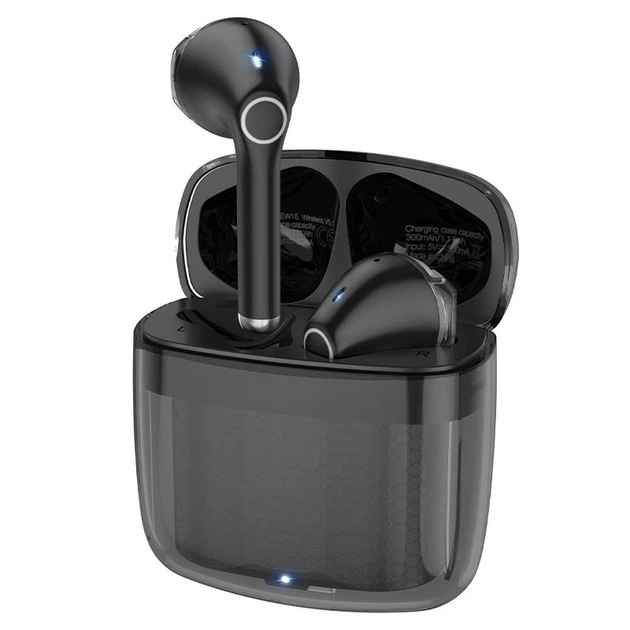 Беспроводные Bluetooth наушники HOCO Clear Explore Edition EW15 |BT5.1, 30/300mAh, 4h| Black - Фото 1 Беспроводные Bluetooth наушники HOCO Clear Explore Edition EW15 |BT5.1, 30/300mAh, 4h| Black - изображение 1