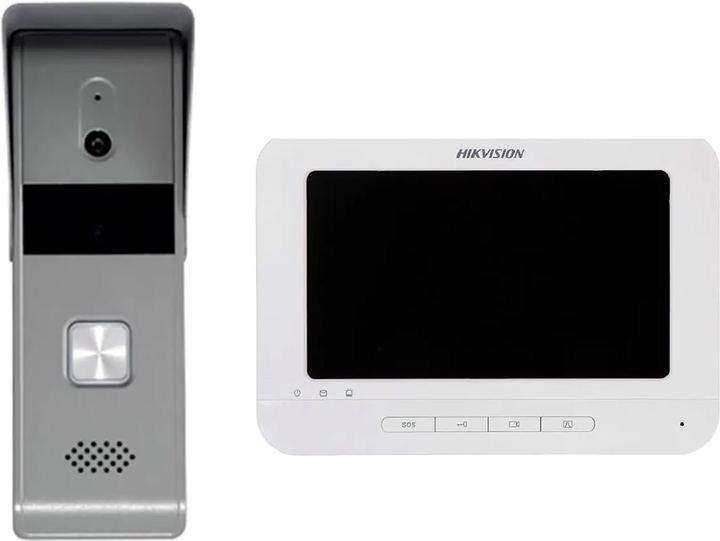 Комплект Hikvision домофон + виклична панель DS-KIS203T – фото, відгуки ...