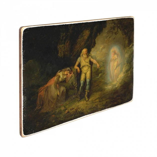 Дерев'яний постер Мистецтво Prospero, Miranda and Ariel, від The