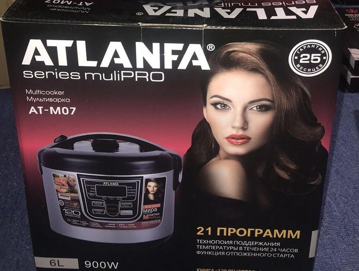 Мультиварка Atlanfa M-07 6л 900Вт 12 программ - изображение 2