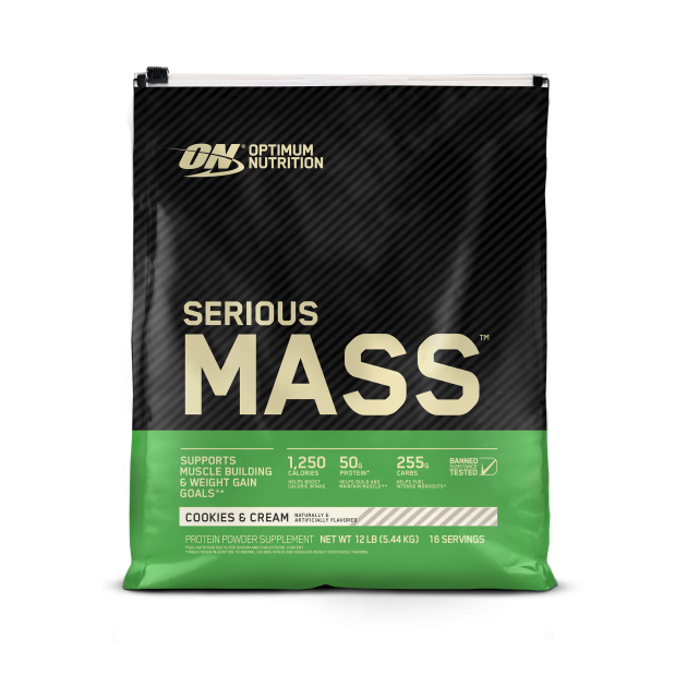 Гейнер Serious Mass Optimum Nutrition печиво вершки 5.4 кг (ON141) - зображення 2