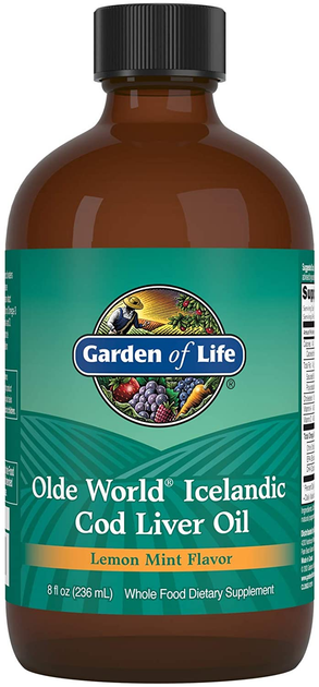 Рыбий жир из печени трески Olde World Icelandic Cod Liver Oil Garden of ...