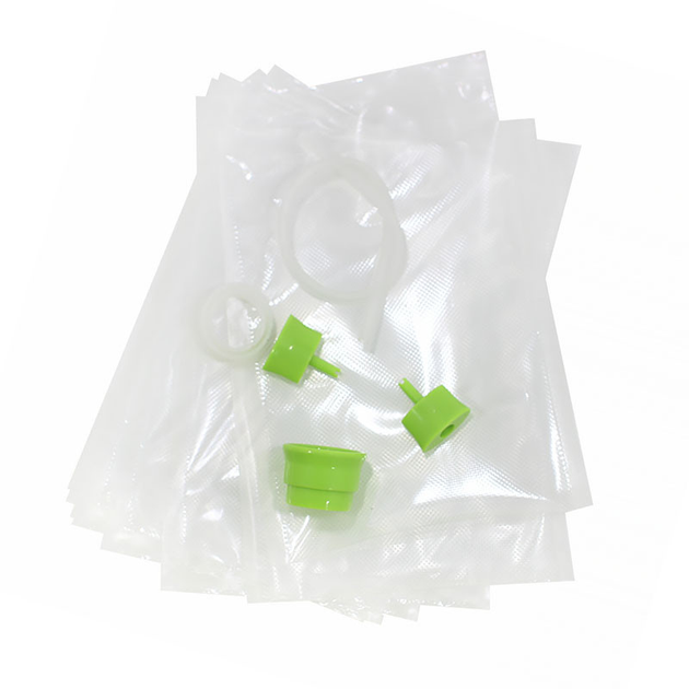 Вакууматор для упаковки продуктов Lesko GW-02 White вакуумный упаковщик для дома (F_8247-29804) - изображение 7